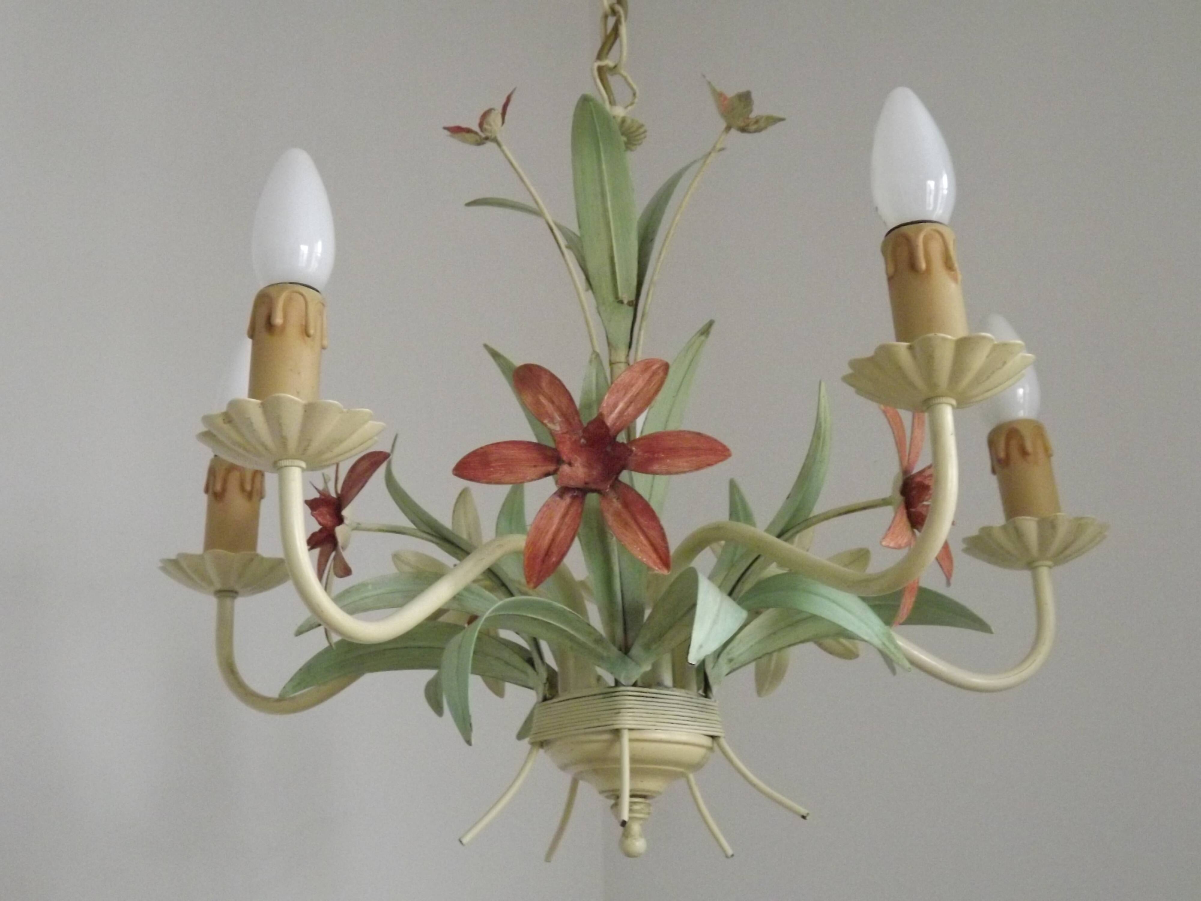 Lustre, style bouquet floral