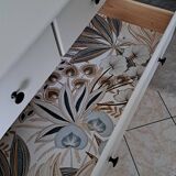 Rød Sødgren linen chest of drawers