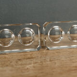Pair of crystal salters