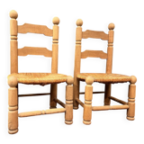 Chaises style Charles DUdouyt