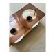 Disco wall light in smoked plexiglass by Jacqueline Trocmé for Oxar, design 1970