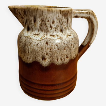 Vintage pitcher in flamed stoneware 50cl