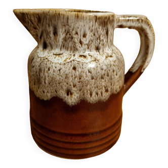 Vintage pitcher in flamed stoneware 50cl