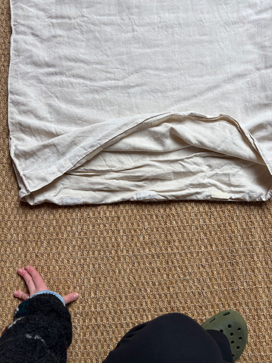 Pair of reupholstered armchairs from the 1970s.