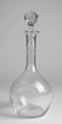 Carafe en cristal gravé fin 19ème début 20ème n°2