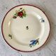 round dish Villeroy & Boch La Louvière Belgian manufacture in Iron Earth early twentieth century