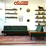 Svane "langbenk" sofa, norway 1960s, vintage, mid-c modern