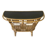 Rattan and wicker bar from the 50s and 60s