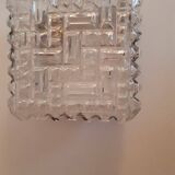 Applique ou plafonnier carré motifs géométriques vintage 1960 1970
