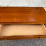 Louis Philippe wooden chest of drawers with 3 drawers