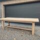 Large solid oak farmhouse table 2.45m