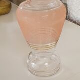 Pink granite bulb vase