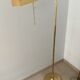 Brass floor lamp from Sölken Leuchten 1970's