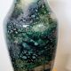 Glazed glass vase Signed Laque Line H 40cm