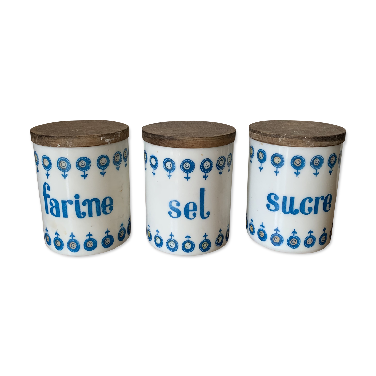 Grosfillex vintage condiment pots