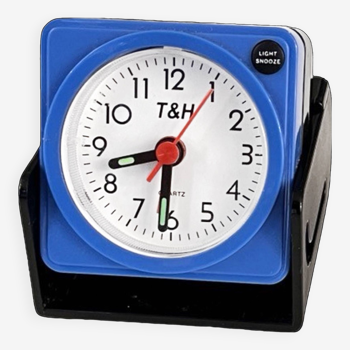 T&H pop art travel alarm clock, Japan, 1990s.