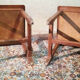 Pair of vintage school desks Hachette Messengers