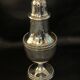 Solid silver sprinkler, neck brace hallmark, very good condition