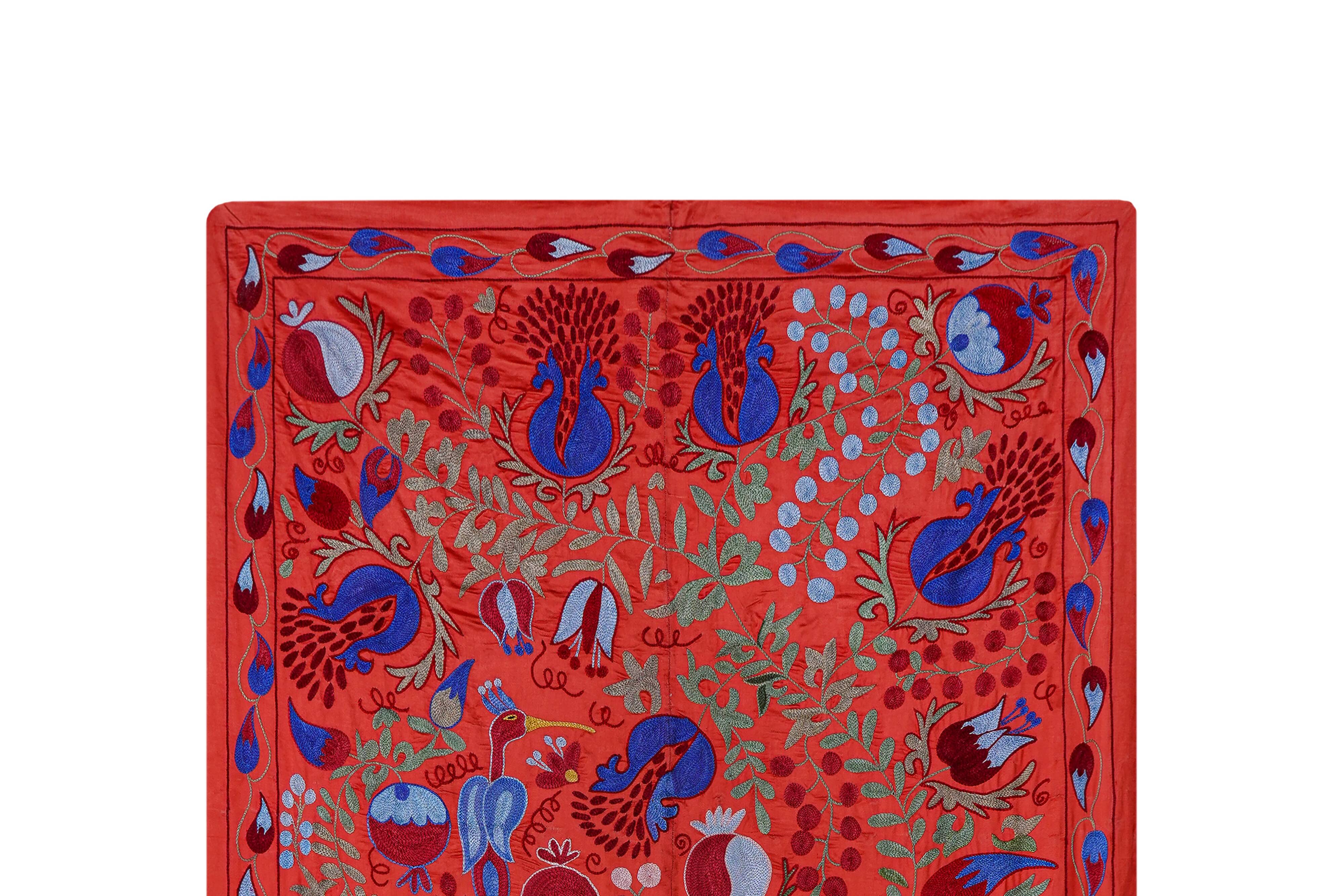 Hand-knotted rug, vintage Turkish rug 103x187 cm
