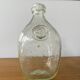 Bouteille pichet en verre bullé biot