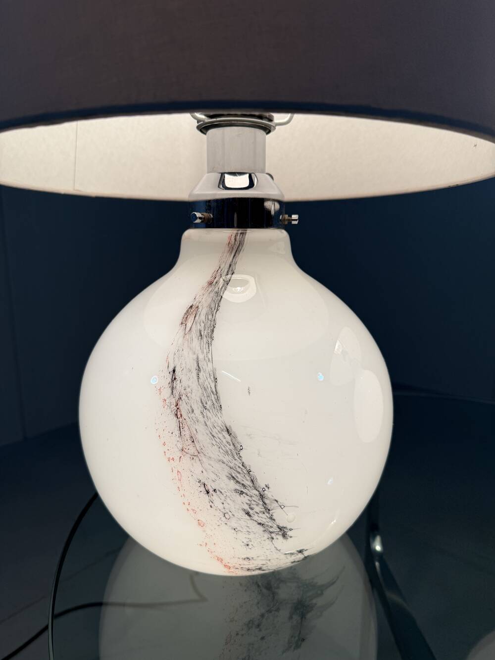 Peill & Putzler large glass table lamps 1970’s