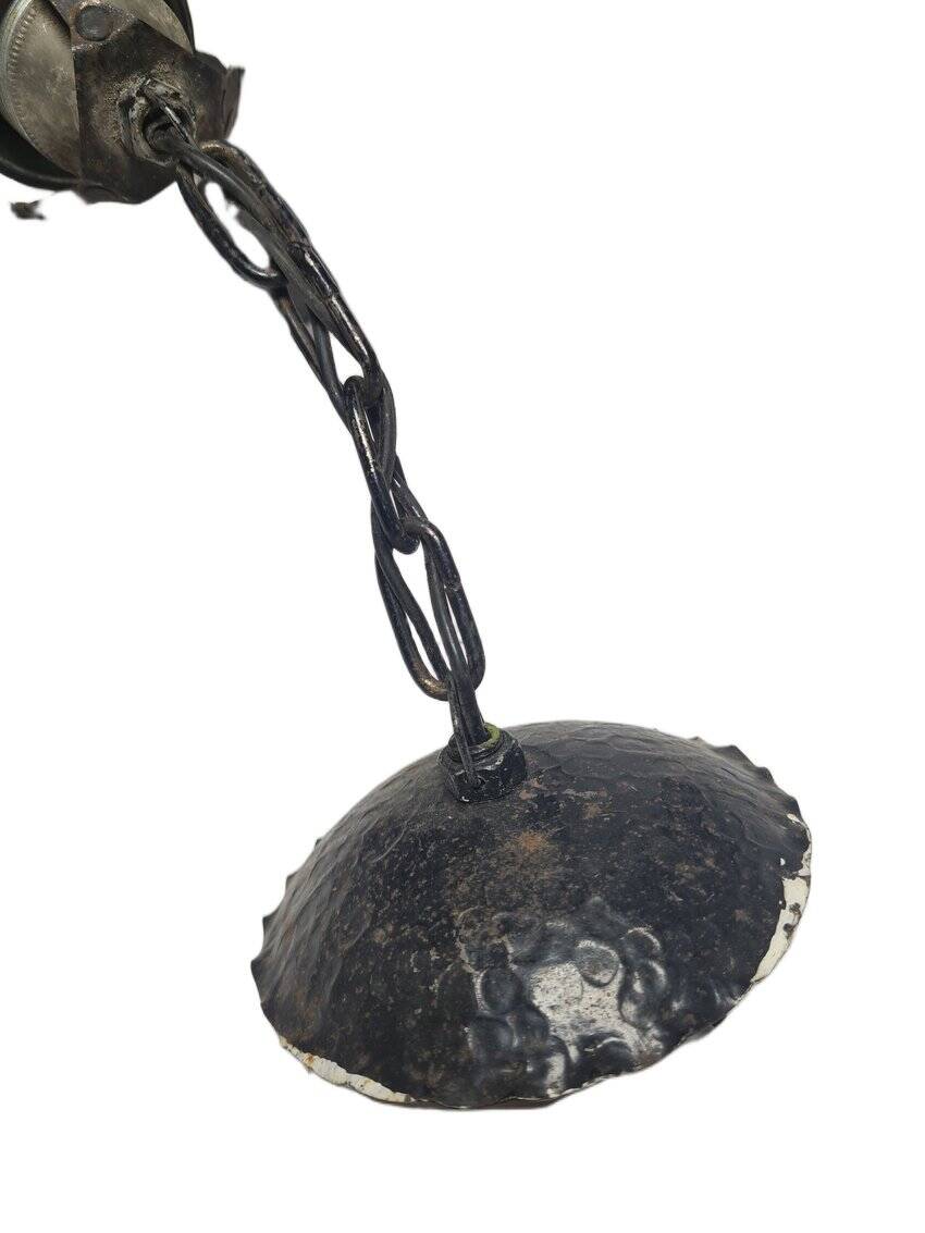 Brutalist pendant lamp, Poland, 1970s
