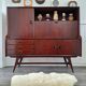 Vintage enfilade Louis van Teeffelen for Wébé, secret buffet cabinet.