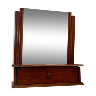 Miroir à tiroir années 30