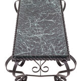 Wrought iron coffee table
