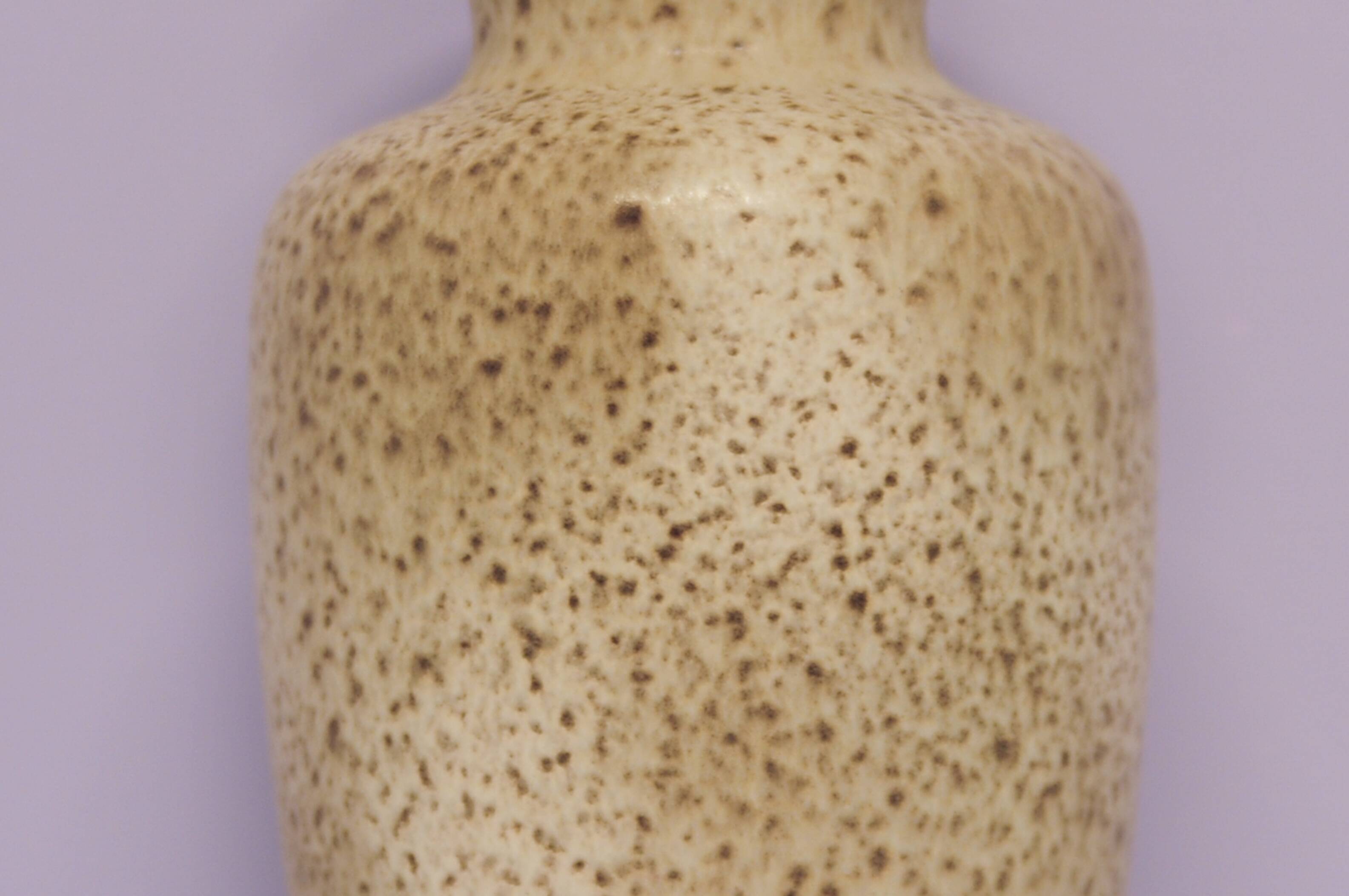vintage taupe speckled West Germany vase Scheurich