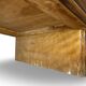 A vintage Italian chest of drawers, made of veneered walnut and solid wood,