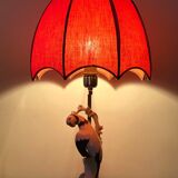 Manufattura Porcellane Artistiche, Hand Painted Italian Porcelain Table Lamp