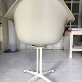 DAX armchairs by Charles and Ray Eames, with base called 'La Fonda', 1980