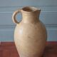 Large vintage stoneware pitcher, vintage carafe, jug, kitchen, collection, pottery, stoneware pitcher.