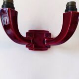 Pair of Art Deco ceramic wall sconces