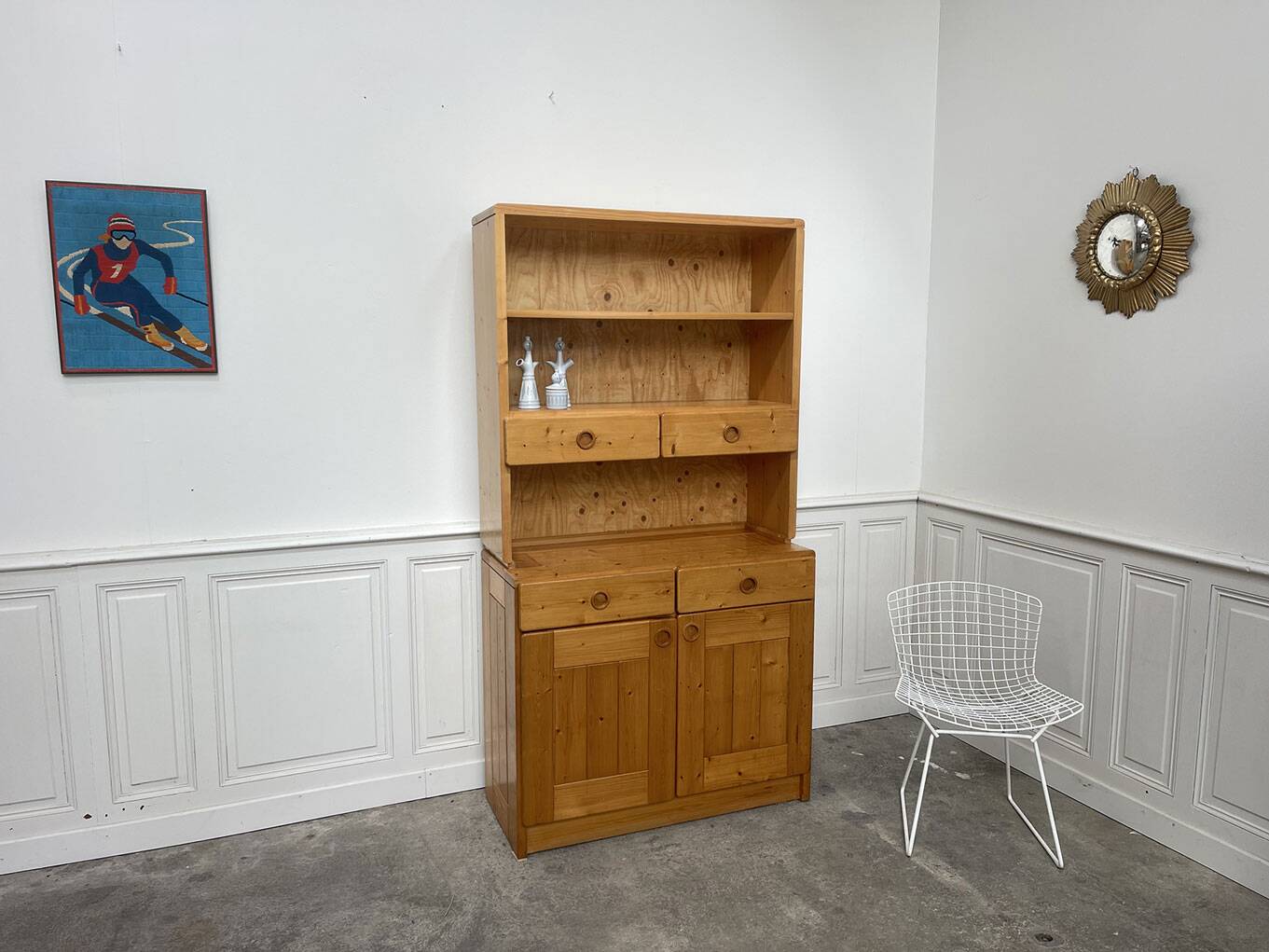 Pine dresser from the 60s and 70s