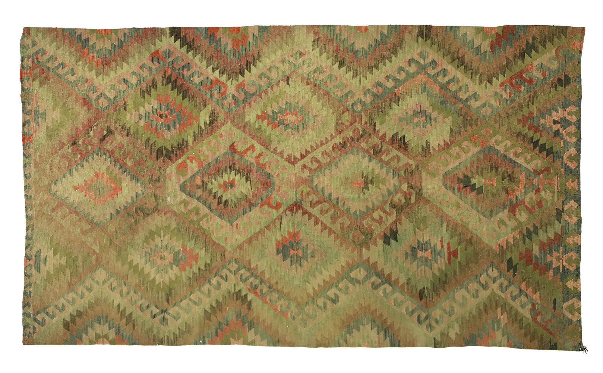 Anatolian handmade kilim rug 280 cm x 163 cm
