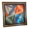 Victor Vasarely poster from the 70s