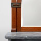 Commode ou buffet Art Nouveau en miroir par Geo Verbanck, Belgique