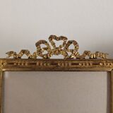 Pair of gilt bronze photo frames