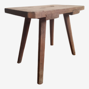 Tabouret en bois 4 pieds