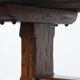 Very Heavy Antique French Table from the Early 1900s in Solid Oak