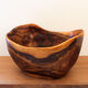 Saladier vintage en bois d'olivier Saint Paul