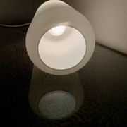 Scandinavian Pendant Lamp in Teak and Opaline, Circa 60´s