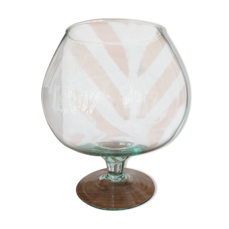 Vase coupe terrarium verre