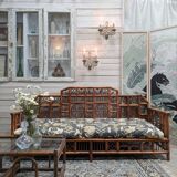 Rattan sofa