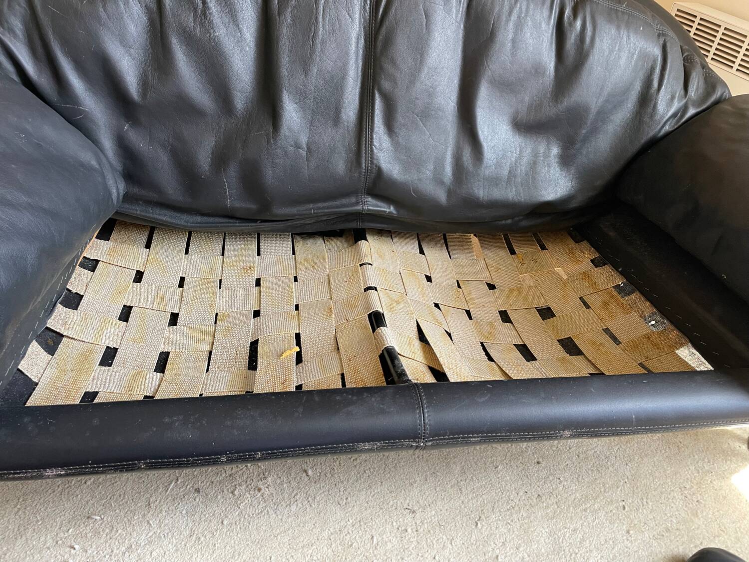 Burkhard Vogtherr sofa for Hain & Thome "Air" sofa, 80s