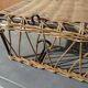 Ferotin coat rack in wicker and metal from the 60s vintage