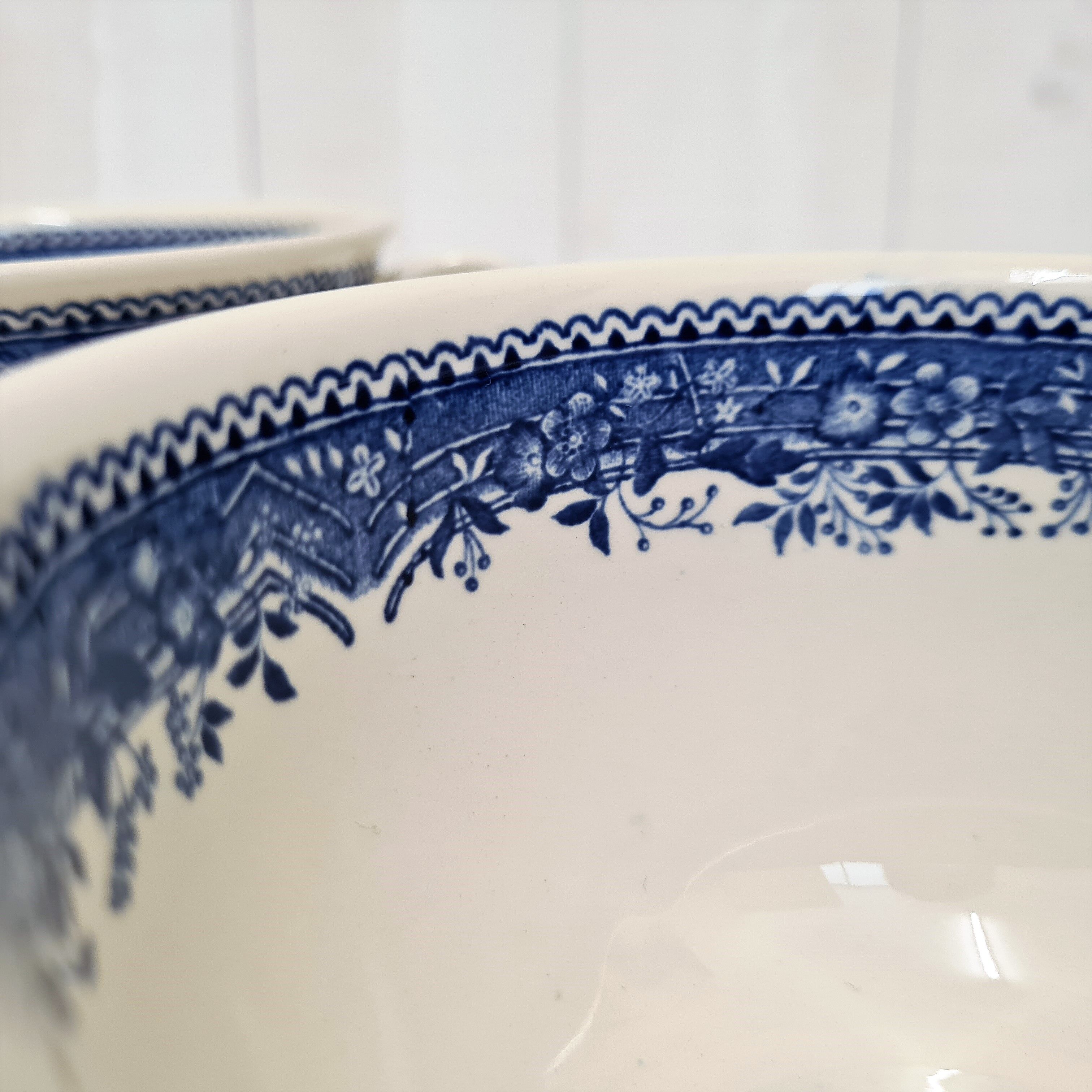 4 blue cups Villeroy & Boch