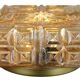NOS New Old Stock vintage glass ceiling light